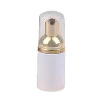 Frasco Pump Espumador Branco Dourado 30/50/60ML Recarregável Para Cosméticos E Sabonete Líquido Para - Ouro Branco