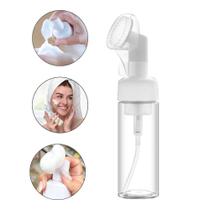 Frasco Pump Espumador Silicone para Limpeza Facial