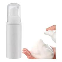 Frasco Pump Válvula Espumadora Limpeza Extensão Cílios 50ml Cor Branco