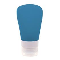 Frasco Reutilizável para Viagens de Silicone Azul 60ml Lyor
