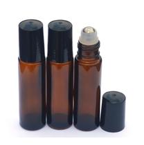 Frasco Roll-On Âmbar 10 Ml Esfera Vidro 05 Und