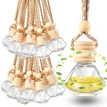 Frasco suspenso de purificador de ar para carro, difusor de vidro vazio, 100mL