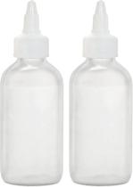 Frascos aplicadores BRIGHTFROM Twist Top 120 ml de LDPE recarregável