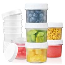 Frascos de armazenamento de alimentos TUZAZO 150mL (12 unidades) de plástico sem BPA