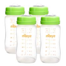 Frascos de armazenamento de leite materno Matyz, pacote com 4 unidades, 240 ml de boca larga Frascos de armazenamento de leite materno Matyz, pacote com 4 unidades, 240 ml de boca larga