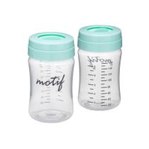 Frascos de armazenamento de leite materno Motif Medical Luna 160mL x2 Frascos de armazenamento de leite materno Motif Medical Luna 160mL x2