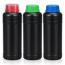 Frascos de armazenamento de produtos químicos ASEVAT 500mL HDPE (3 unidades)