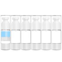 Frascos de bomba Airless GIVITASOT 30 mL (1 onça), pacote com 6 rótulos