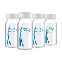 Frascos de coleta de leite materno Dr. Brown's 120ml, pacote com 4