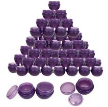 Frascos de embalagem Beauticom 10mL Purple Frosted x48 com forro