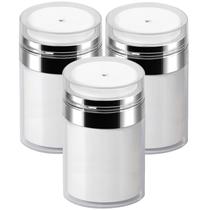 Frascos de loção Airless Pump Jars, 100 ml, pacote com 3 unidades, Mluchee