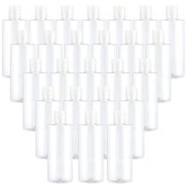 Frascos de loção PINGEUI, pacote com 24, 240 ml, plástico transparente com tampa