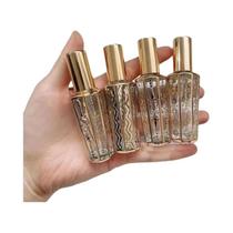 Frascos De Perfume De Vidro Recarregáveis Portáteis 4pcs Padrões Aleatórios Atomizador De Spray