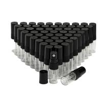 Frascos De Perfume De Vidro Transparente 50 Unidades Conjunto De Frascos De Spray Recarregáveis