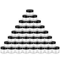 Frascos de plástico Loretoy, pacote 36, 120 ml com tampas, sem BPA, 4 onças Frascos de plástico Loretoy, pacote 36, 120 ml com tampas, sem BPA, 4 onças