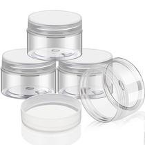 Frascos de plástico Patelai Round Clear 60mL (pacote com 4)