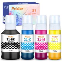 Frascos de recarga de tinta Pristar GI-21 compatíveis com Canon G3270 G3290