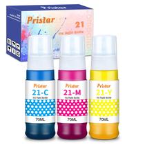 Frascos de recarga de tinta Pristar GI-21 compatíveis com impressora Canon