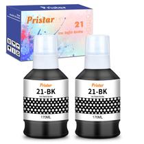 Frascos de recarga de tinta Pristar GI-21 GI21 Black 170mL x2 Canon Frascos de recarga de tinta Pristar GI-21 GI21 Black 170mL x2 Canon
