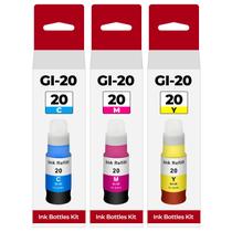 Frascos de recarga de tinta QIOCKTO GI-20 G6020 G7020 para Canon PIXMA