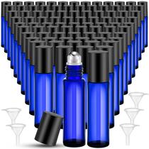 Frascos de rolo de óleo essencial Sumind, 150 unidades, 10 ml, vidro, azul Frascos de rolo de óleo essencial Sumind, 150 unidades, 10 ml, vidro, azul