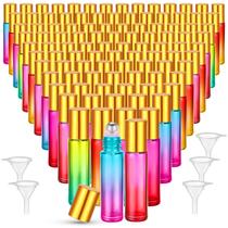 Frascos de rolo de óleo essencial Sumind 150 unidades de vidro de 10 mL Frascos de rolo de óleo essencial Sumind 150 unidades de vidro de 10 mL