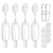 Frascos de sabonete para mãos Linkidea 50mL Portable Travel com chaveiro (4)