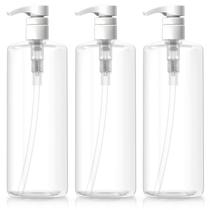 Frascos de shampoo Bar5F, frasco de bomba grande de 950 ml, pacote com 3 unidades, transparente Frascos de shampoo Bar5F, frasco de bomba grande de 950 ml, pacote com 3 unidades, transparente