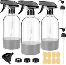 Frascos de Spray BELICOO de Vidro 500ml Kit com 3 Peças Bico Ajustável Frascos de Spray BELICOO de Vidro 500ml Kit com 3 Peças Bico Ajustável