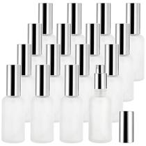 Frascos de spray de vidro Bekith, pacote com 16, perfume recarregável de 50 ml