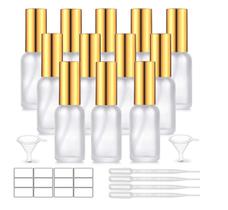 Frascos de spray Furnido de 50 ml de vidro fosco com atomizador, pacote com 12