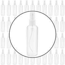 Frascos de spray SINJEUN 120 ml de plástico transparente com tampas, pacote com 50