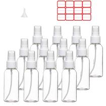 Frascos de spray TINFO de 120 ml de plástico transparente Mini Travel, pacote com 12 Frascos de spray TINFO de 120 ml de plástico transparente Mini Travel, pacote com 12