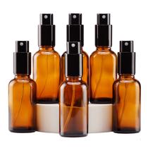 Frascos de spray YIZHAO Amber Glass 30 mL com spray de névoa fina, 6 unidades Frascos de spray YIZHAO Amber Glass 30 mL com spray de névoa fina, 6 unidades