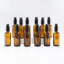 Frascos de spray YIZHAO Amber Glass 60 mL com spray de névoa fina 12 unidades