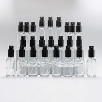 Frascos de spray YIZHAO Clear Glass 30mL com spray de névoa fina, 24 unidades
