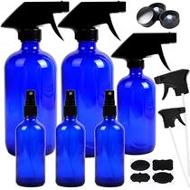 Frascos de spray Youngever Cobalt Blue Glass 500mL 250mL 125mL