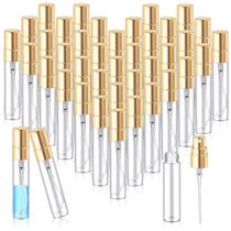 Frascos de spray Zhehao 50 unidades, atomizador de perfume de vidro transparente de 5 mL