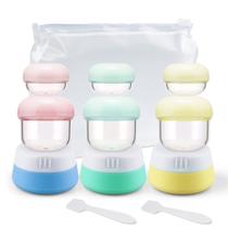 Frascos de viagem Cosywell para cremes, 9 unidades, recipientes de 10 ml/20 ml Frascos de viagem Cosywell para cremes, 9 unidades, recipientes de 10 ml/20 ml