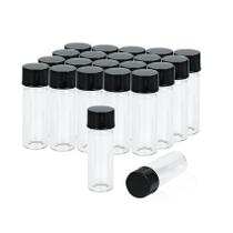 Frascos de vidro ALWSCI 4 mL de borosilicato com tampas de rosca pretas x20