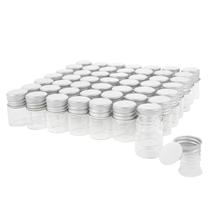 Frascos de vidro Carbibe de 5 mL com tampas de rosca e tampas de plástico x50 Frascos de vidro Carbibe de 5 mL com tampas de rosca e tampas de plástico x50