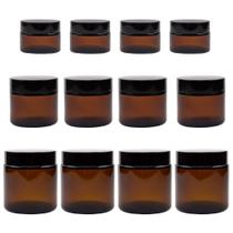 Frascos de vidro Cornucopia Brands Amber 30mL, 60mL e 120mL (12) Frascos de vidro Cornucopia Brands Amber 30mL, 60mL e 120mL (12)