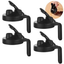 Frascos de vidro de boca larga para tampas de bico Fyndrax, pacote com 4