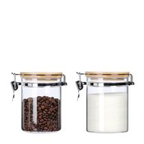 Frascos de vidro KKC HOME ACCENTS Borosilicato com tampa hermética de 800 mL