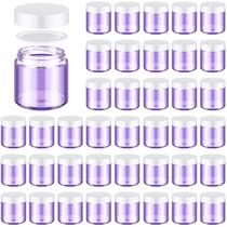 Frascos de vidro Norme 120 ml/4 onças com tampas à prova de vazamentos, 48 unidades, roxo claro