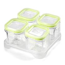 Frascos de vidro para comida para bebês Matyz Hertight Freezer, seguros para micro-ondas