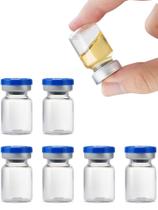 Frascos de vidro para injeções ZWCP, porta de autocura de 5 ml (pacote com 50)