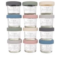 Frascos de Vidro WeeSprout para Bebês - 120ml, Pacote com 12 Unidades