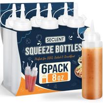 Frascos Dosadores SECLENT de Plástico 240ml Pacote com 6 Frascos Dosadores SECLENT de Plástico 240ml Pacote com 6