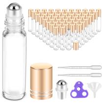 Frascos rolantes de óleo essencial PrettyCare 10 ml (pacote com 60) Frascos rolantes de óleo essencial PrettyCare 10 ml (pacote com 60)